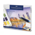 Faber Castell watercolor paints with a palette of 24 pcs