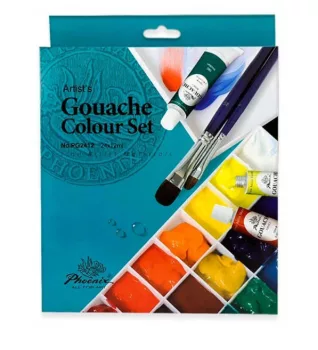 Tempera festék készlet Phoenix 24x12ml