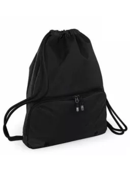 Hátizsák hátra Berenika zsebekkel fekete / fekete