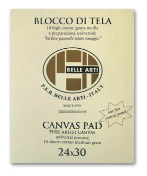 Festő vászon blokkban Belle Arti 30x40cm Festő vászon blokkban Belle Arti 30x40cm