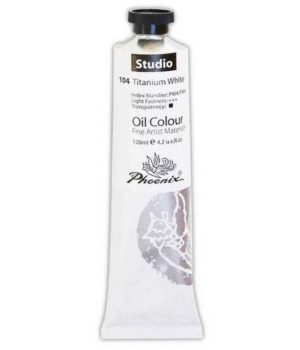 Olajfesték Phoenix 120ml – 104 Titanium white