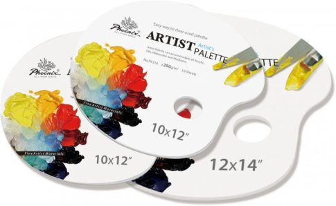 Papírpaletta Phoenix ovális 40 db 30x40cm