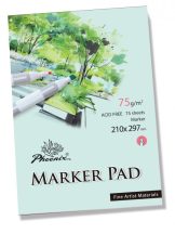 A4 vázlattömb filctollhoz és markerhez