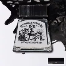 Tinta Winsor Newton 14ml  030 fekete