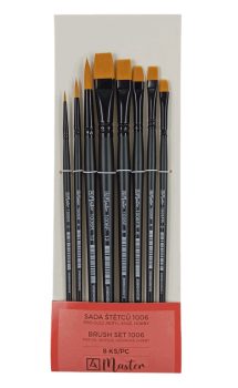 Ecsetkészlet Master 1006 rövid nyél 8 db
