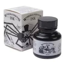 Tinta Winsor Newton 30ml  030 fekete
