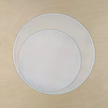 Selyem ablak kör 20cm Ponge 5