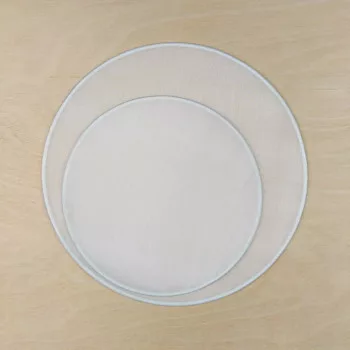 Selyem ablak kör 20cm Ponge 5
