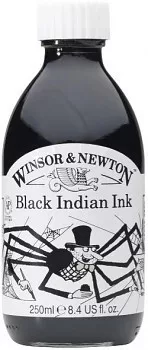 Tinta Winsor Newton 250ml fekete