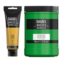 Akril festék Basics 22ml  344 metál égetett narancs