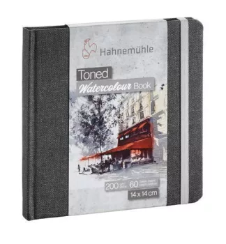 Akvarell füzet HHM szürke 14x14cm 200g