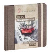 Akvarell füzet HHM barna 14x14cm 200g