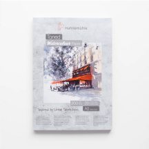 Szürke akvarell tömb HHM A5 200g