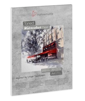 Szürke akvarell tömb HHM A4 200g