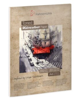 Barna akvarell tömb HHM A4 200g