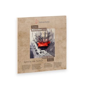 Barna akvarell tömb HHM 20x20cm 200g