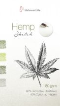 Vázlatfüzet HHM kender + pamut A4 80g