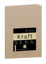 Vázlattömb Hahnemühle Kraft 120g A4 ragasztott kötés