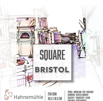 Vázlattömb Hahnemühle Square Bristol 250g