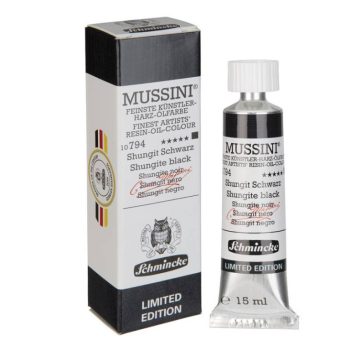 Mussini oil paint 15ml - 794 Shungite fekete, limited edition