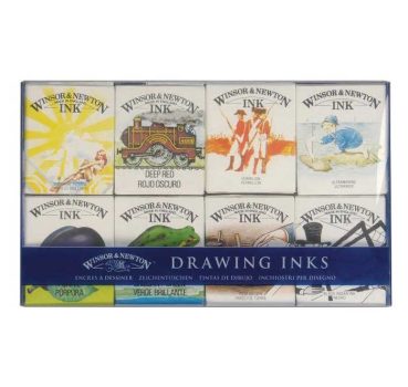 Kalligráfiai tinták készlet W&N 8x14ml William