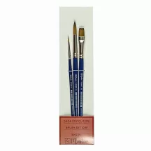 Set of brushes mester 1099 short handle 3 pcs