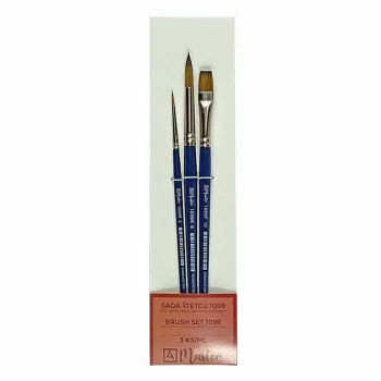 Set of brushes mester 1099 short handle 3 pcs