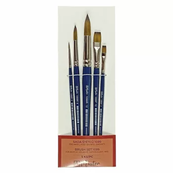 Set of brushes mester 1099 short handle 5 pcs