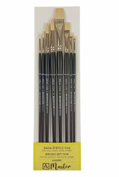 Ecset szett Master 1108 hosszú nyél 8 db