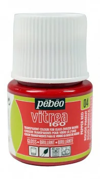 Vitrea üvegfesték 45ml - 04 red pepper