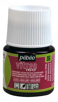 Vitrea üvegfesték 45ml - 06 pink bengal
