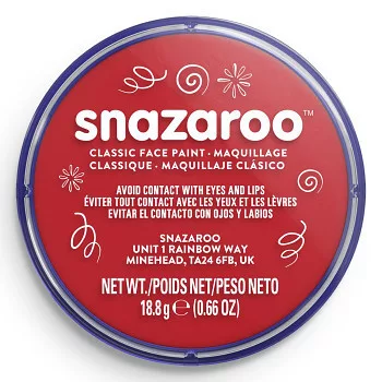 Snazaroo arcfesték 18ml - Élénk Red Snazaroo arcfesték 18ml - Élénk Red