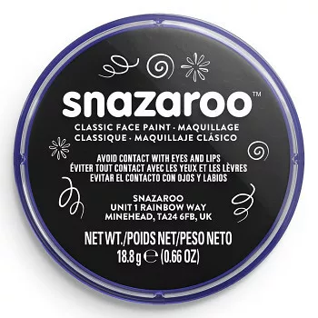 Snazaroo arcfesték 18ml - Black