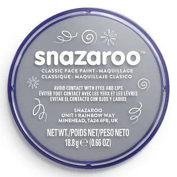 Snazaroo arcfesték 18ml - Sötét Grey
