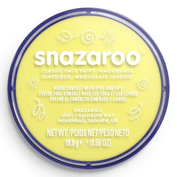 Snazaroo arcfesték 18ml - Halvány Yellow