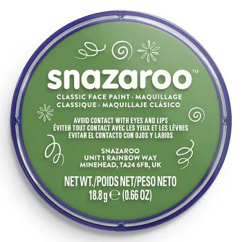 Snazaroo arcfesték 18ml - Grass Green