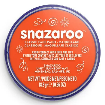 Snazaroo arcfesték 18ml - Sötét Orange
