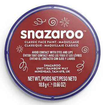 Snazaroo arcfesték 18ml - Burgundy