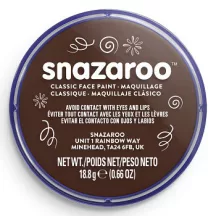 Snazaroo arcfesték 18ml - Sötét Brown