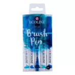 Ecoline Brush Pen készlet 5 db Blue