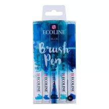 Ecoline Brush Pen készlet 5 db Blue