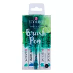 Ecoline Brush Pen készlet 5 db Green blue