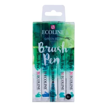 Ecoline Brush Pen készlet 5 db Green blue
