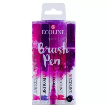 Ecoline Brush Pen készlet 5 db Violet