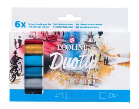 Ecoline Duo Tip készlet 6 db Urban