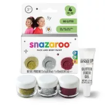 Snazaroo bio arc csillám – 3 db-os készlet