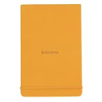 Rhodia notebook with hard boards 9x14cm - narancs