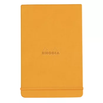 Rhodia notebook with hard boards 9x14cm - narancs Rhodia notebook with hard boards 9x14cm - narancs