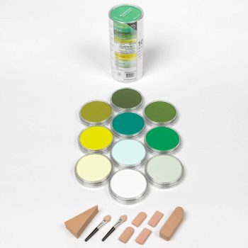 Készlet PanPastel 10 db Zöldek