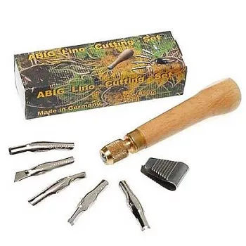 Véső linóhoz Abig 5 profil készlet karton dobozban